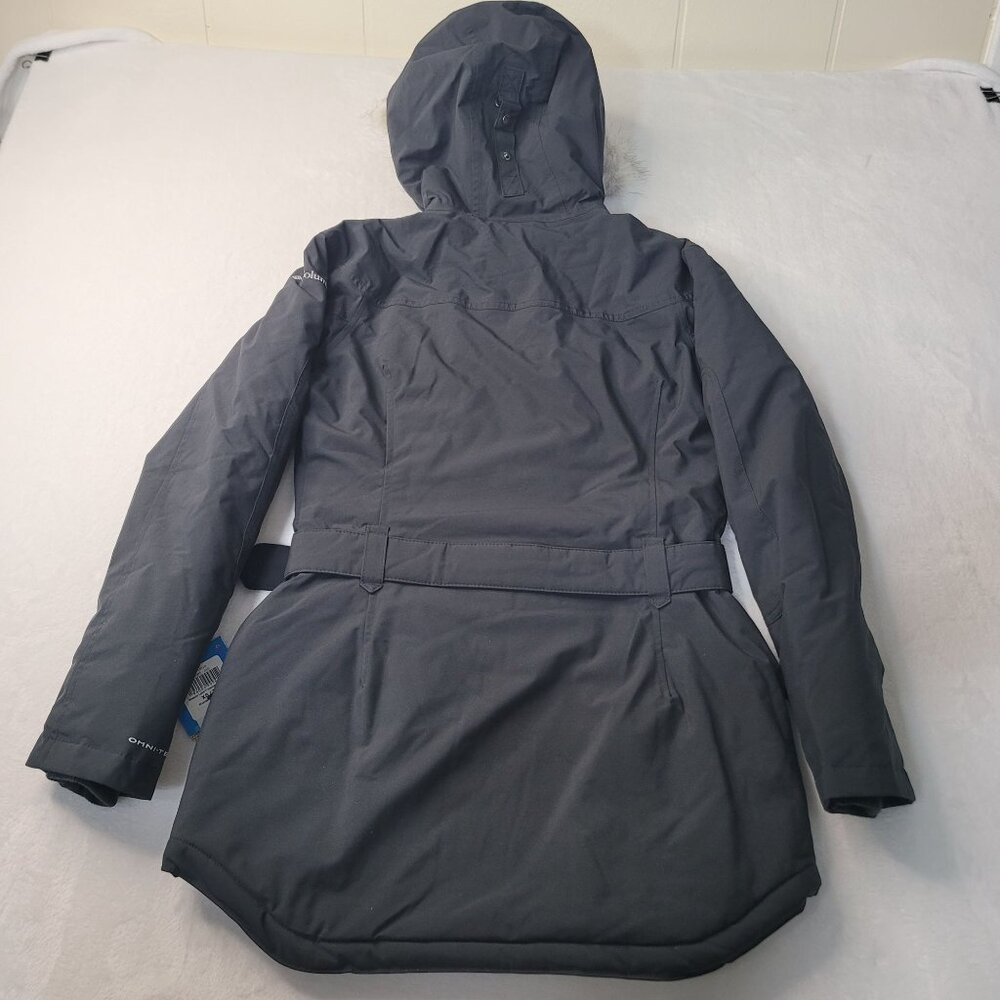 Columbia Watson Lake Women's Black Faux Hood Insulated Winter Jacket Size XS NWT - Picture 2 of 12